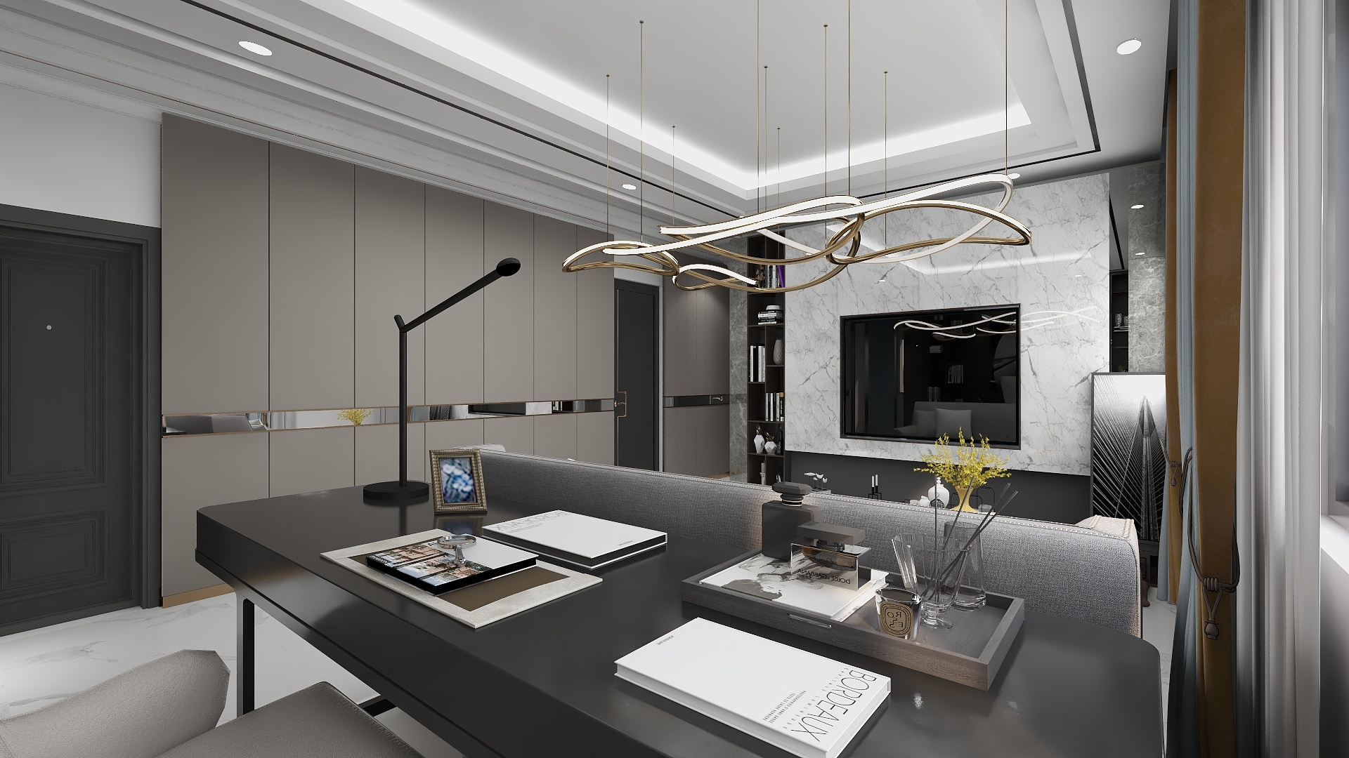 ROCK-瑞和园89.50㎡B户型3室2厅1卫-装修设计方案