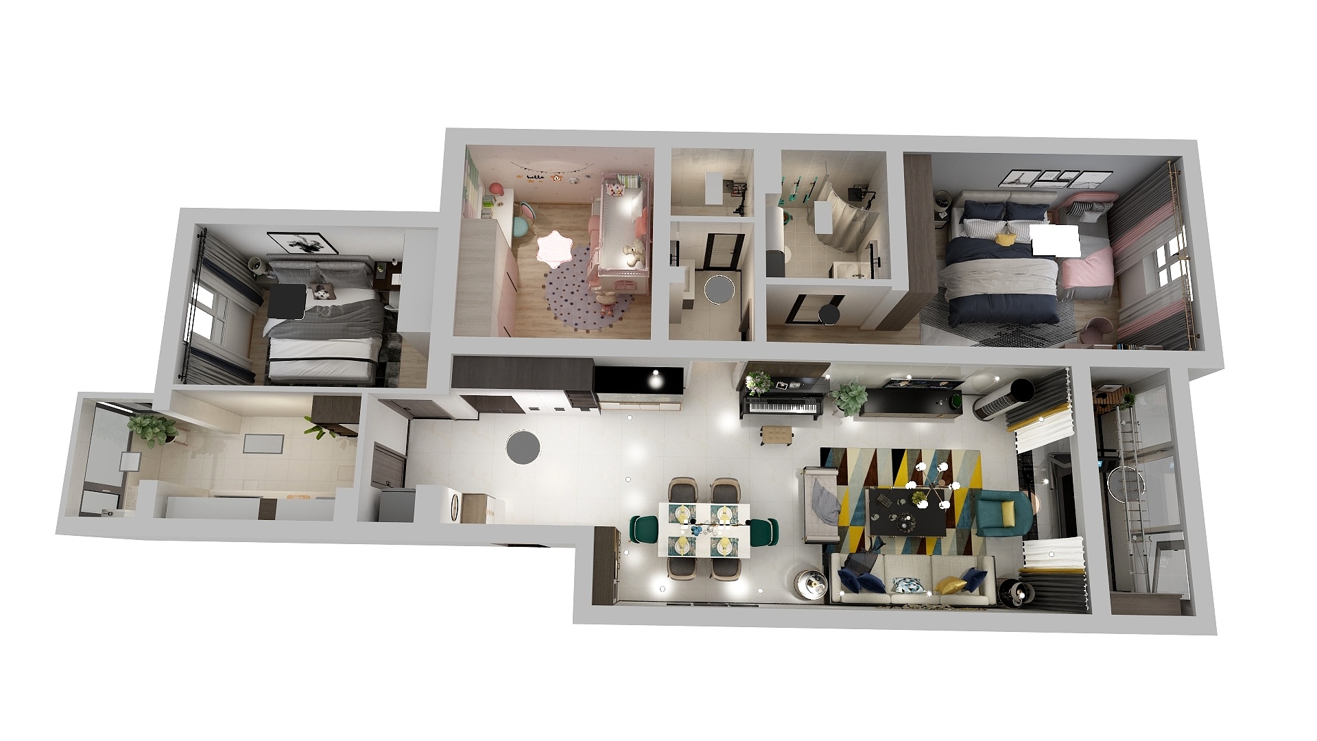 李同学在装修-龙锦苑东三区5号楼4单元101室-装修设计方案