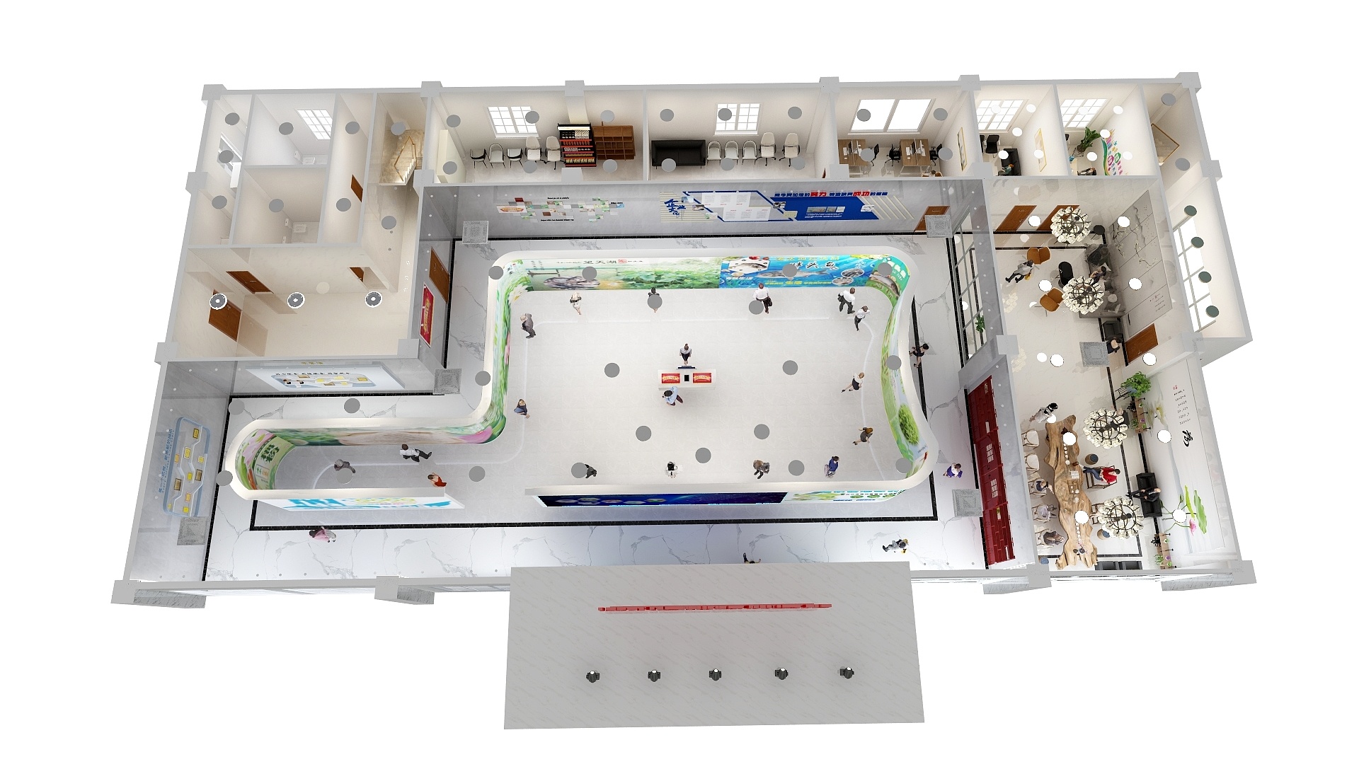 设计华人-浠水地标优品展馆-新-装修设计方案