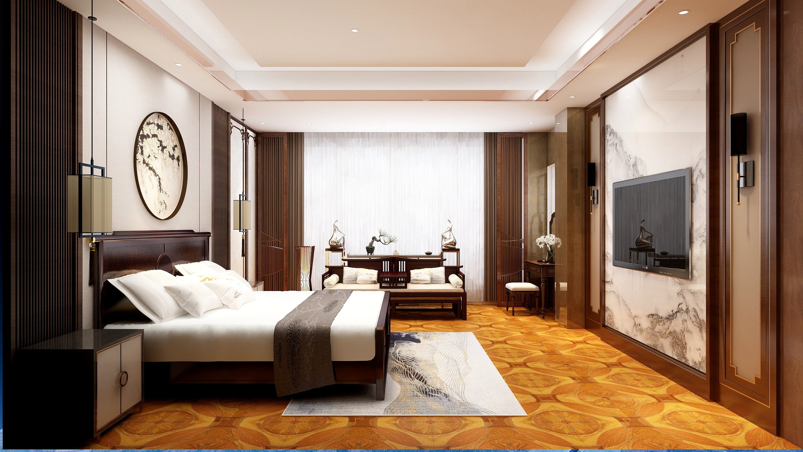 陈乔峰五福临门-平潭旺达何府别墅三楼-装修设计方案