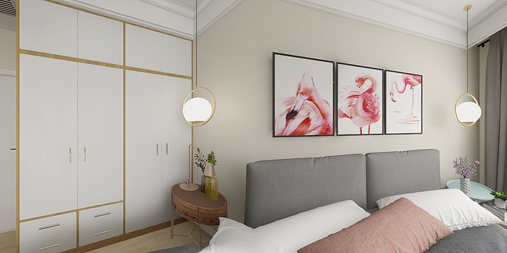 全案设计-陈工-德信海德公园83.00㎡A2’3室2厅1卫1厨-装修设计方案