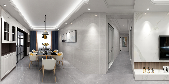 华美乐装饰-姚工-姚美女伍市佳润雅园效果图-装修设计方案