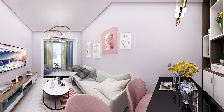 居上设计蒋源-卢川苑6-1-3-4刘美女-装修设计方案