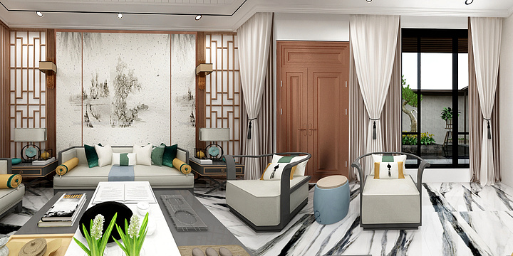 设计鹊南-1号公馆-装修设计方案