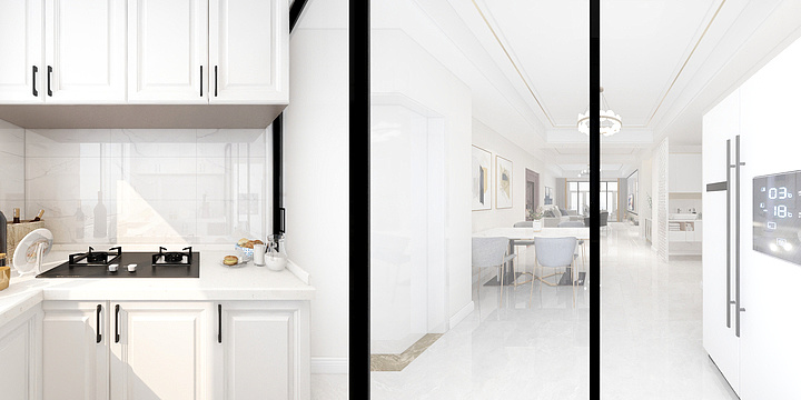 效果施工落地-未来城左岸33#408-装修设计方案