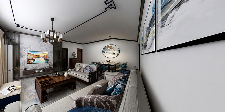 一坤设计-岳家寨小区-装修设计方案