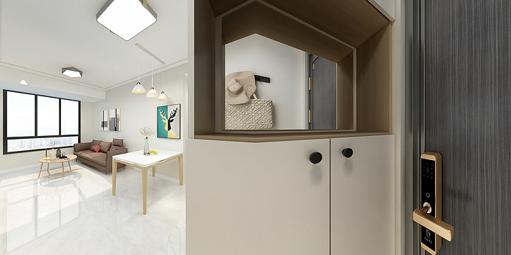 DesingerFan-前滩海悦华庭-装修设计方案