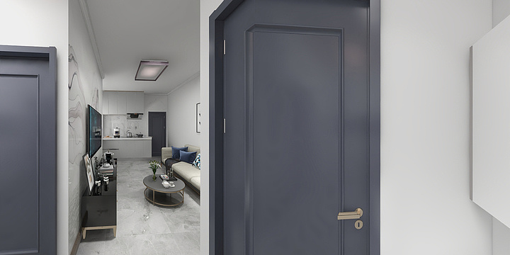 庄小主-绿成家园1居改2居-装修设计方案