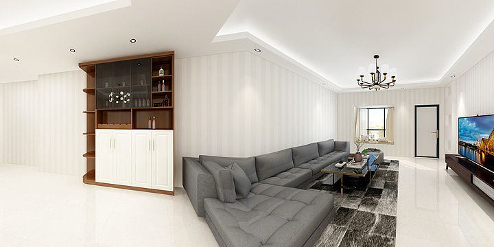 设计师刘摇-保利198蔷薇君-装修设计方案