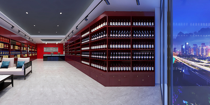 YDYWJCC-陈-江山城市广场酒行一楼-装修设计方案