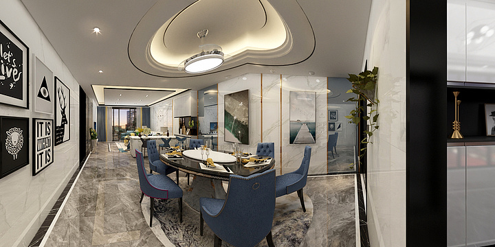 為你設计效果-国鼎10栋2503效果-装修设计方案