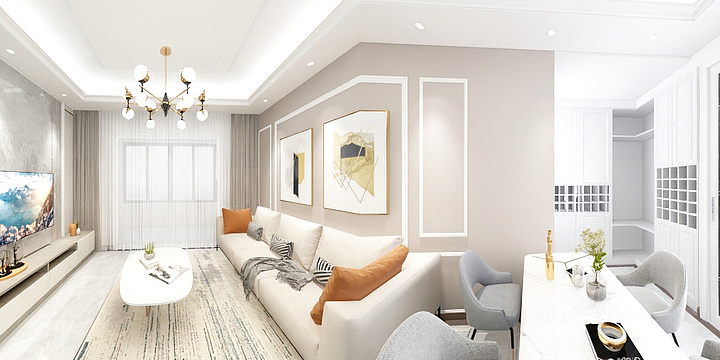 胡贝-官湖澜岸  胡贝-装修设计方案