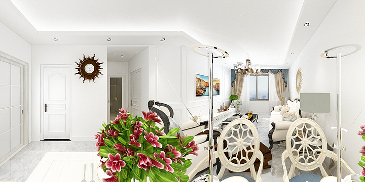 请叫我狼先森-中南熙悦美式-装修设计方案