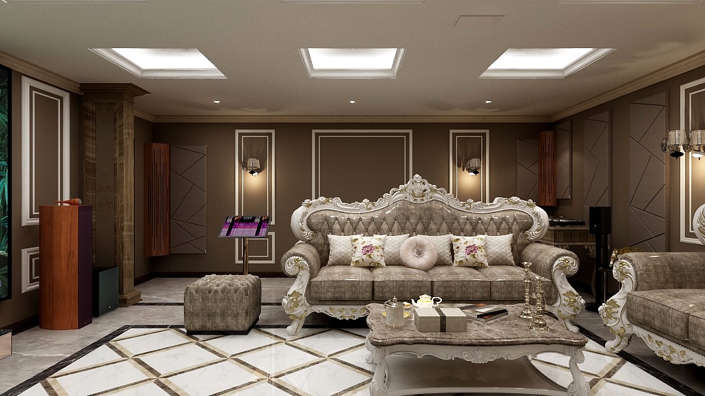 娟娟cat-自建别墅影音室-装修设计方案