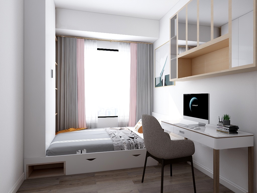 軒轅穎-花冠许生客卧-装修设计方案