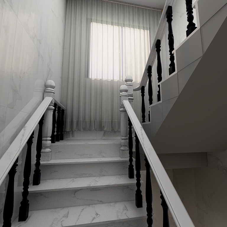 134****3420Ffvi-西站张老师楼梯间-装修设计方案