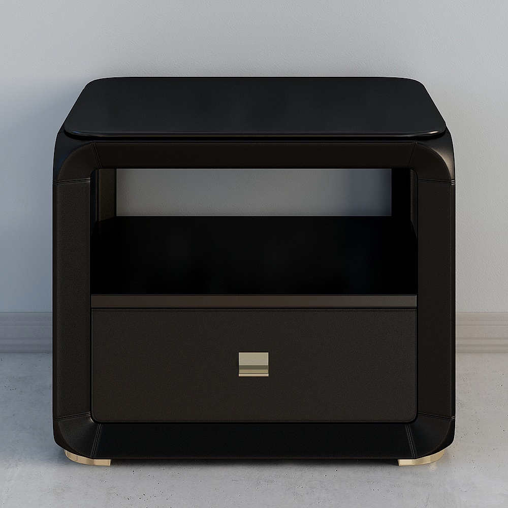 X02-床头柜3D模型