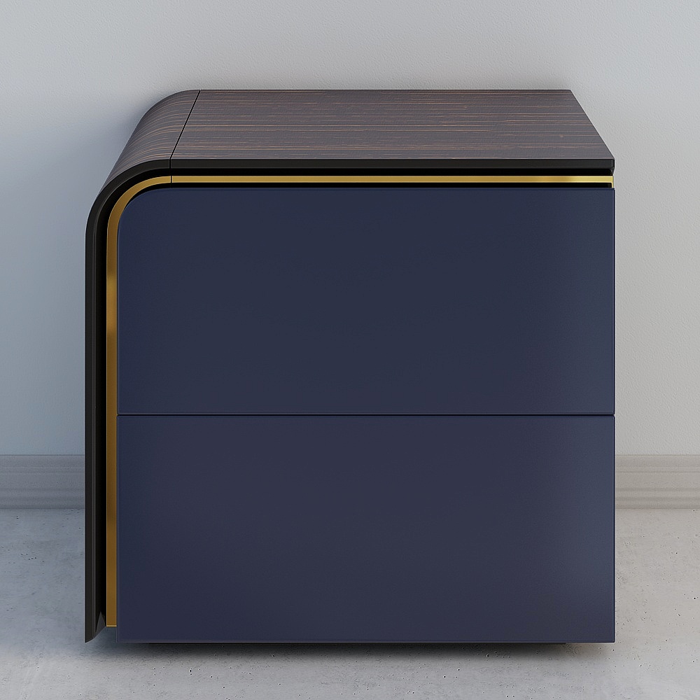 Q601 床头柜（左）3D模型