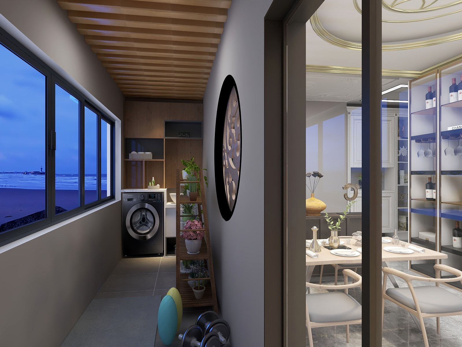 故友与酒-瑞和园89.50㎡-装修设计方案