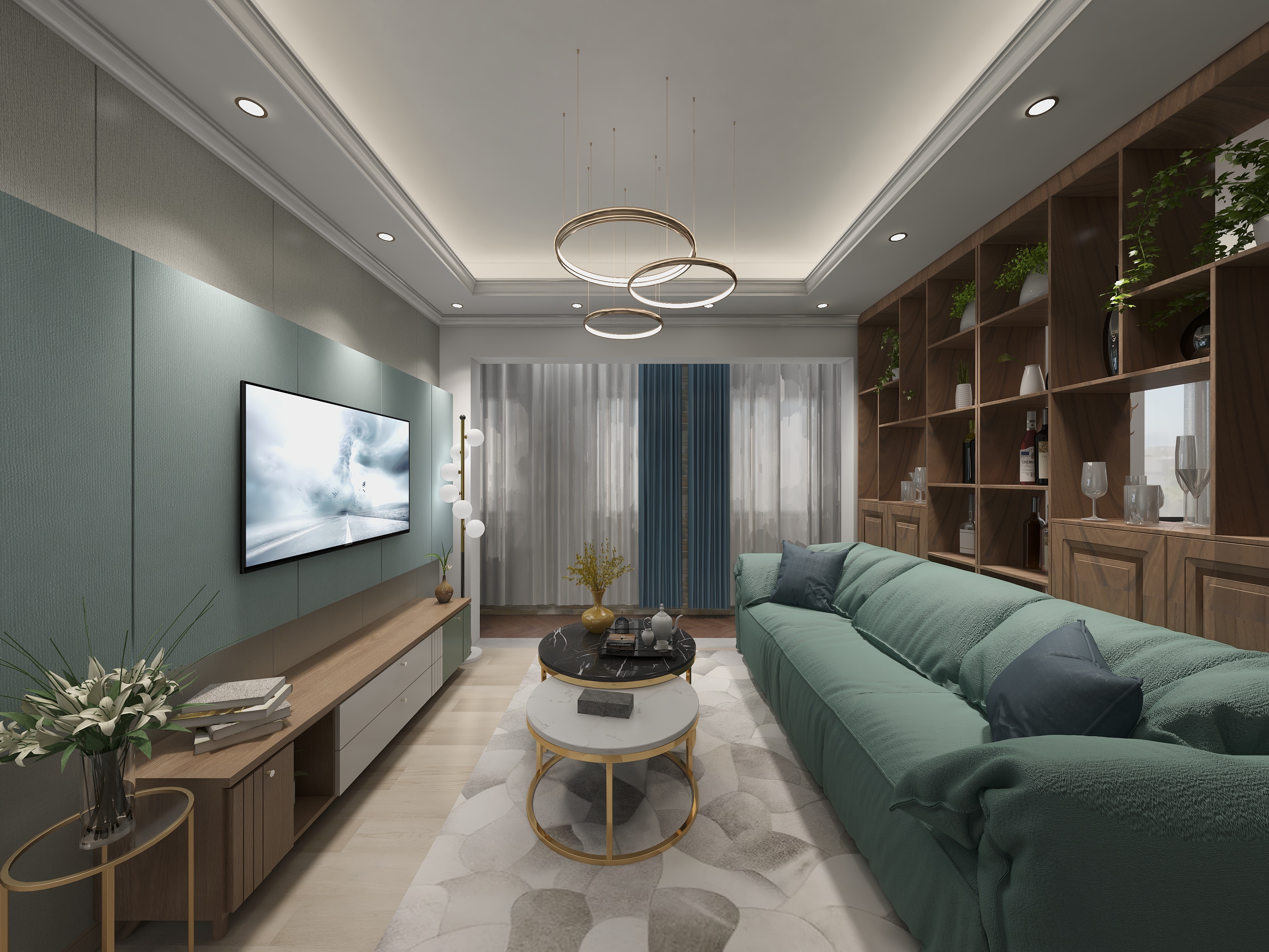 小陌儿-瑞和园89.50㎡B户型3室2厅1卫-装修设计方案