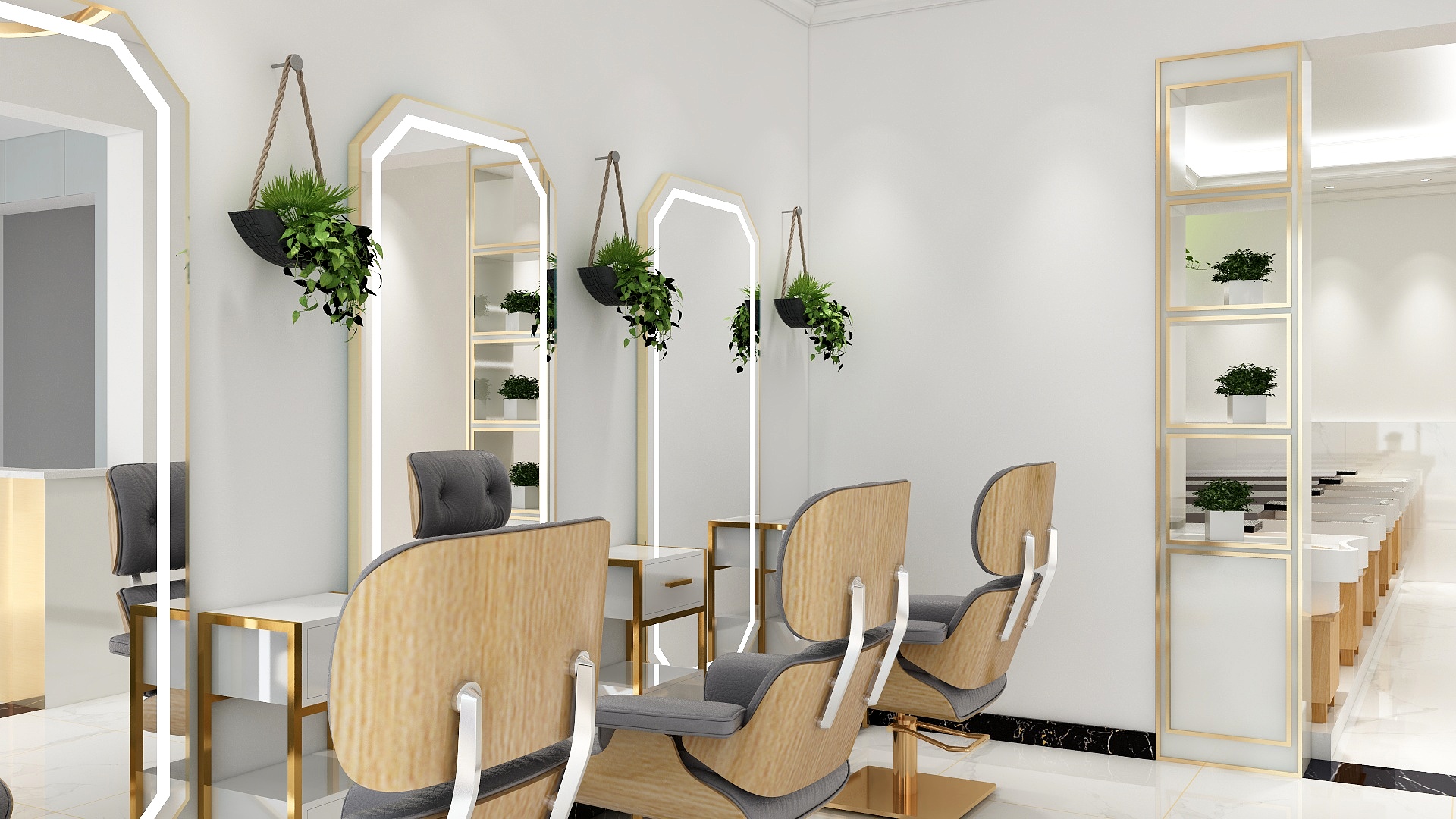 鼎锋美发设备厂-美发店-装修设计方案