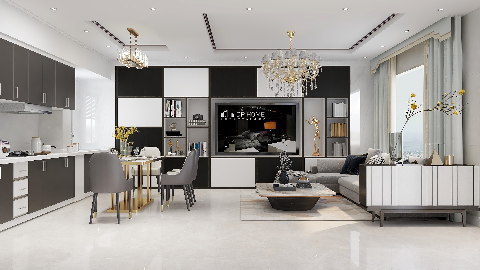 芒果嘉馨-软装资深考核loft户型-装修设计方案