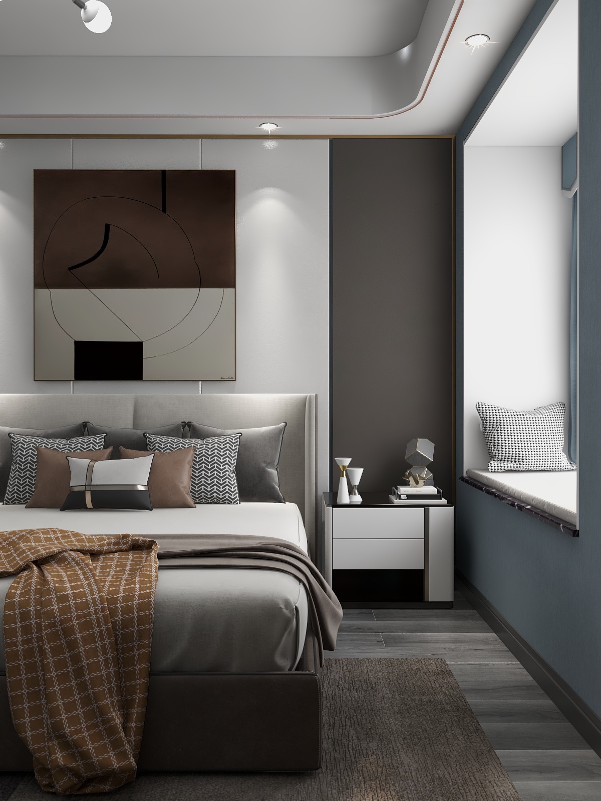 十三个桃子-房间效果图-装修设计方案