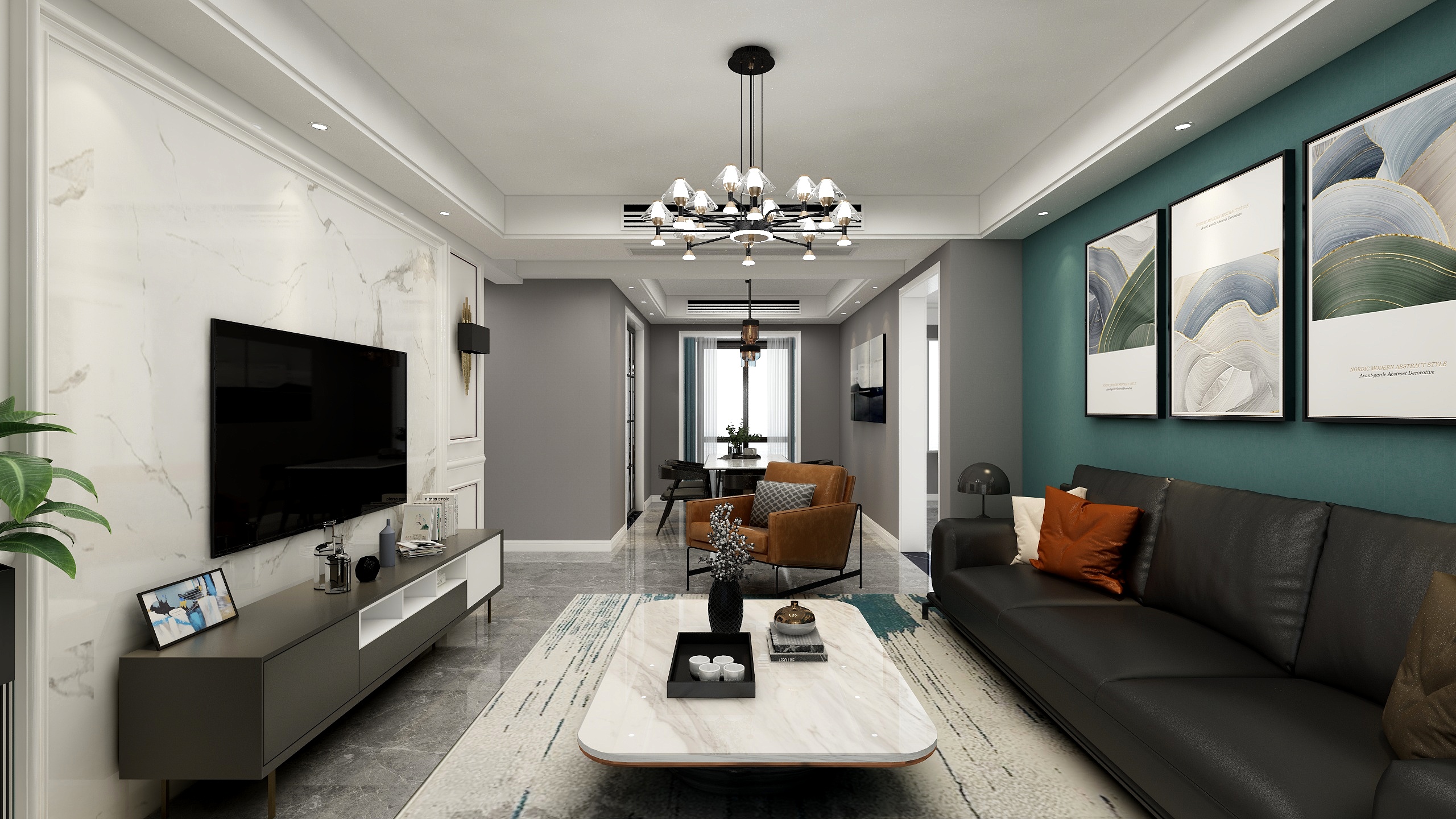 青木全屋定制工厂-中南二期-装修设计方案