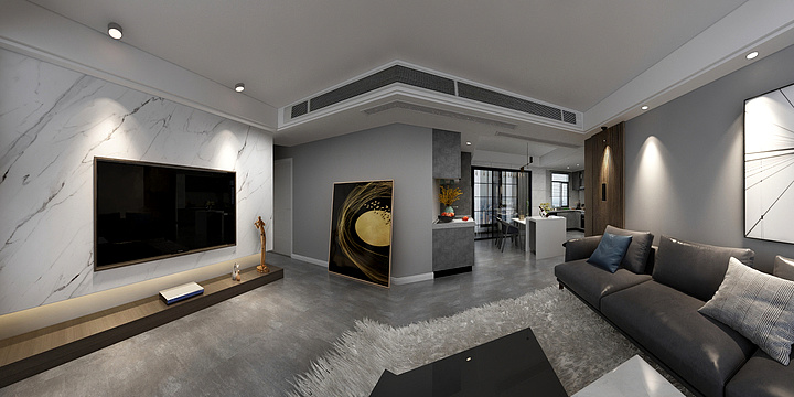 谭卓空间设计-天元美居乐19栋-装修设计方案