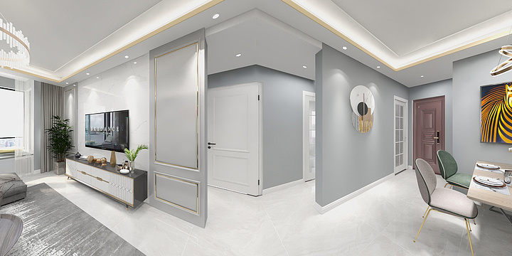 代之恒-正商城祥苑效果图-装修设计方案