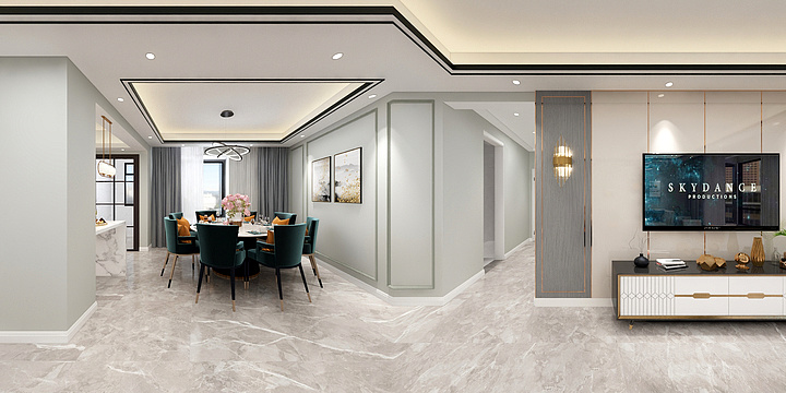 曹丽丹-碧桂园 天玺效果图-装修设计方案