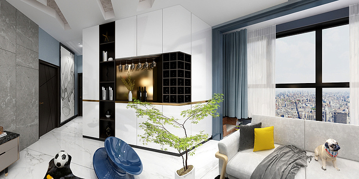 继续保护你-瑞和园89.50㎡B户型3室2厅1卫-装修设计方案