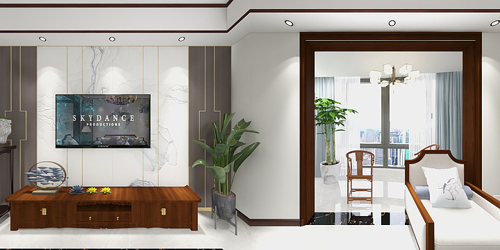 H设计师罗鑫-郁金香苑-装修设计方案