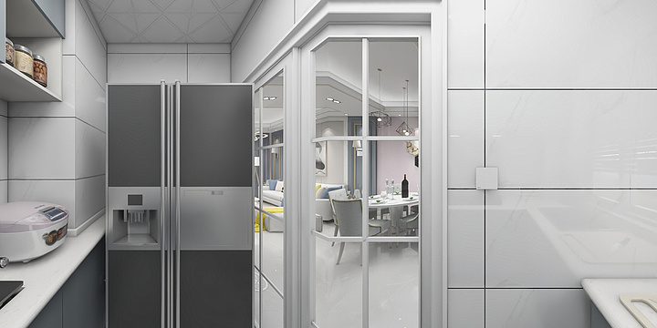 设计师轩哥-德信海德公园83.00㎡A2’3室2厅1卫1厨-装修设计方案