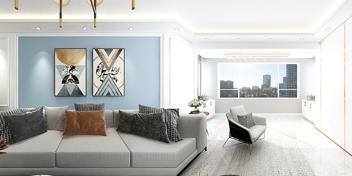 清风丶丶-隆河谷现代轻奢-装修设计方案