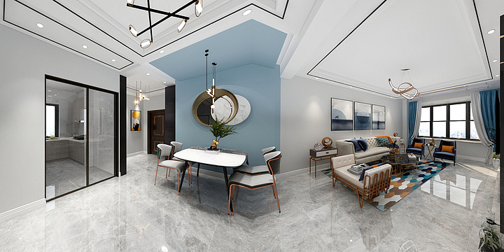 卡文A缔尚装饰-优家国际129-副本-装修设计方案