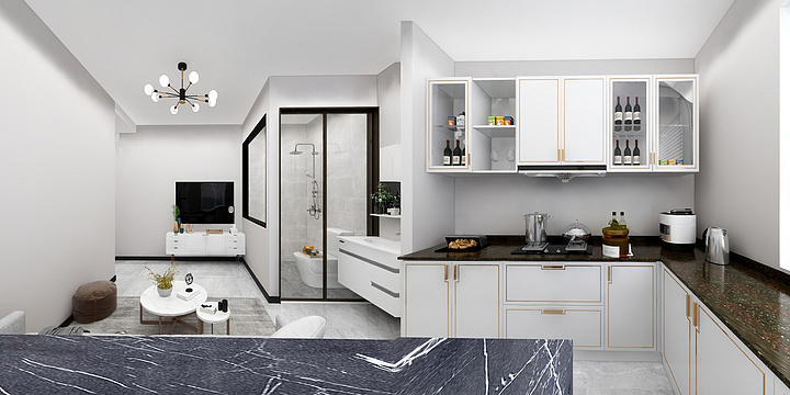 全案设计师付可宁-西便门-装修设计方案