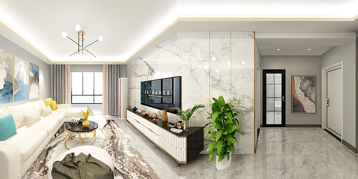 摩卡不要奶-福源花园李小姐雅居-装修设计方案