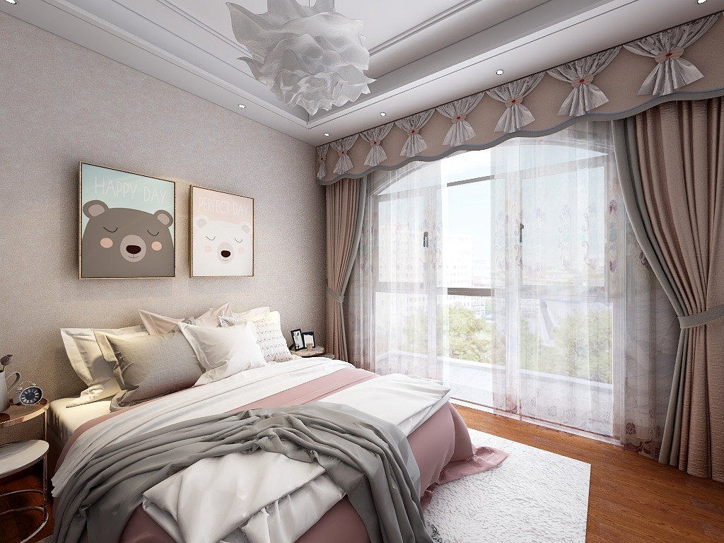 134****3420Ffvi-西站张老师-孙女房-装修设计方案