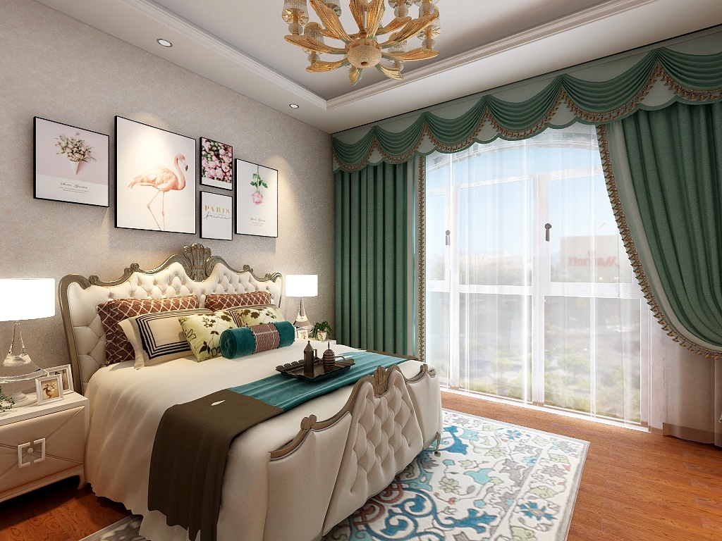 134****3420Ffvi-西站张老师主卧-装修设计方案