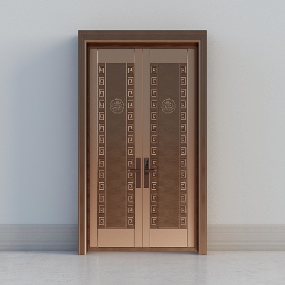 New Chinese style copper door 440
