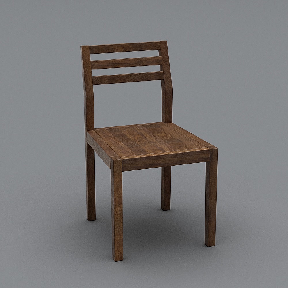 C01-餐椅3D模型