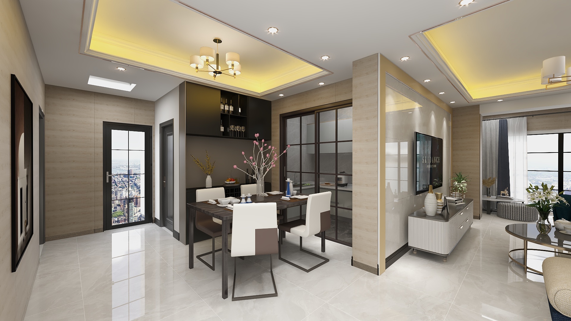 顶壕全案设计-艾朵-装修设计方案