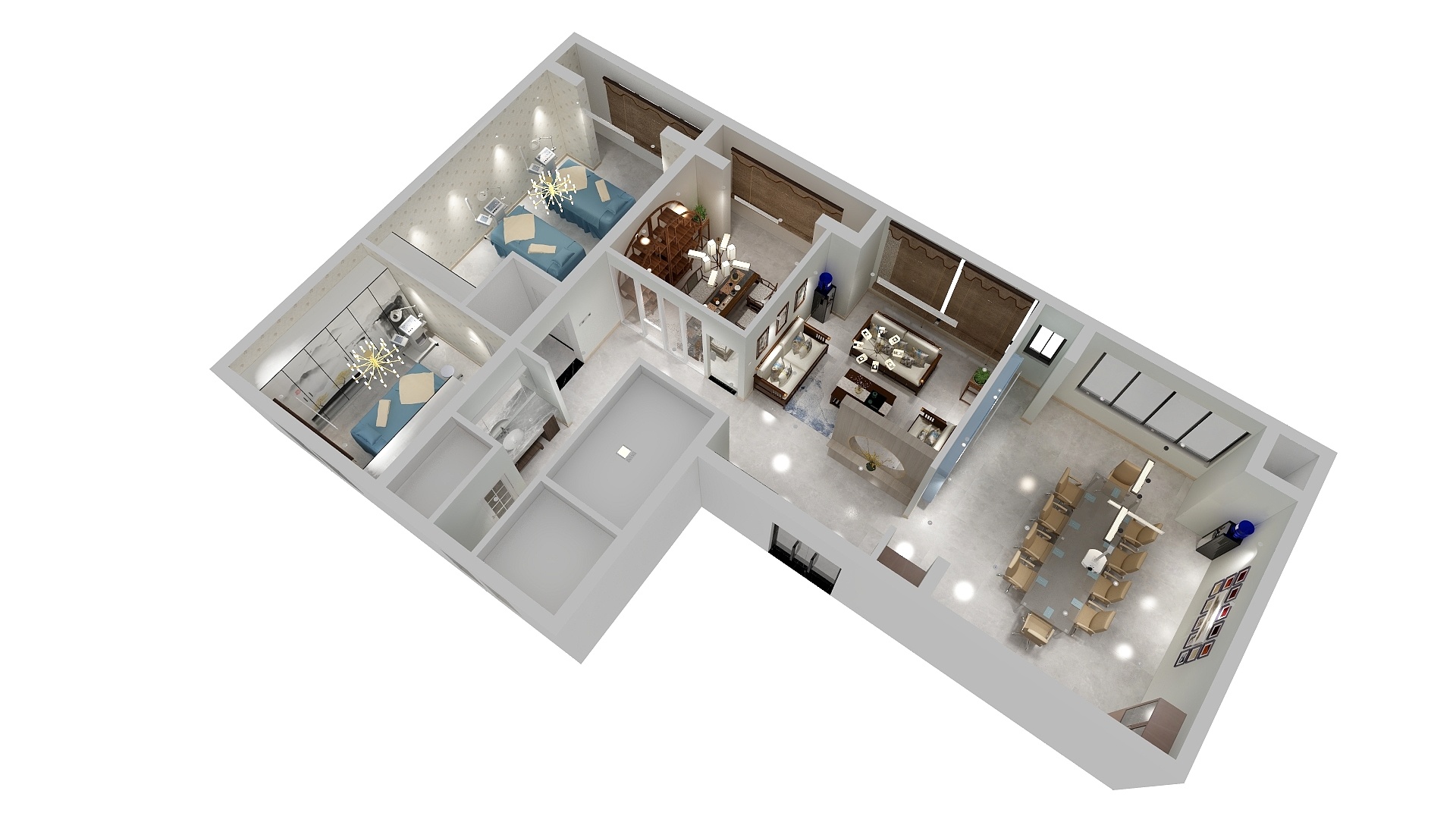 只是没有如果gnsD-宝龙公寓(1)-装修设计方案