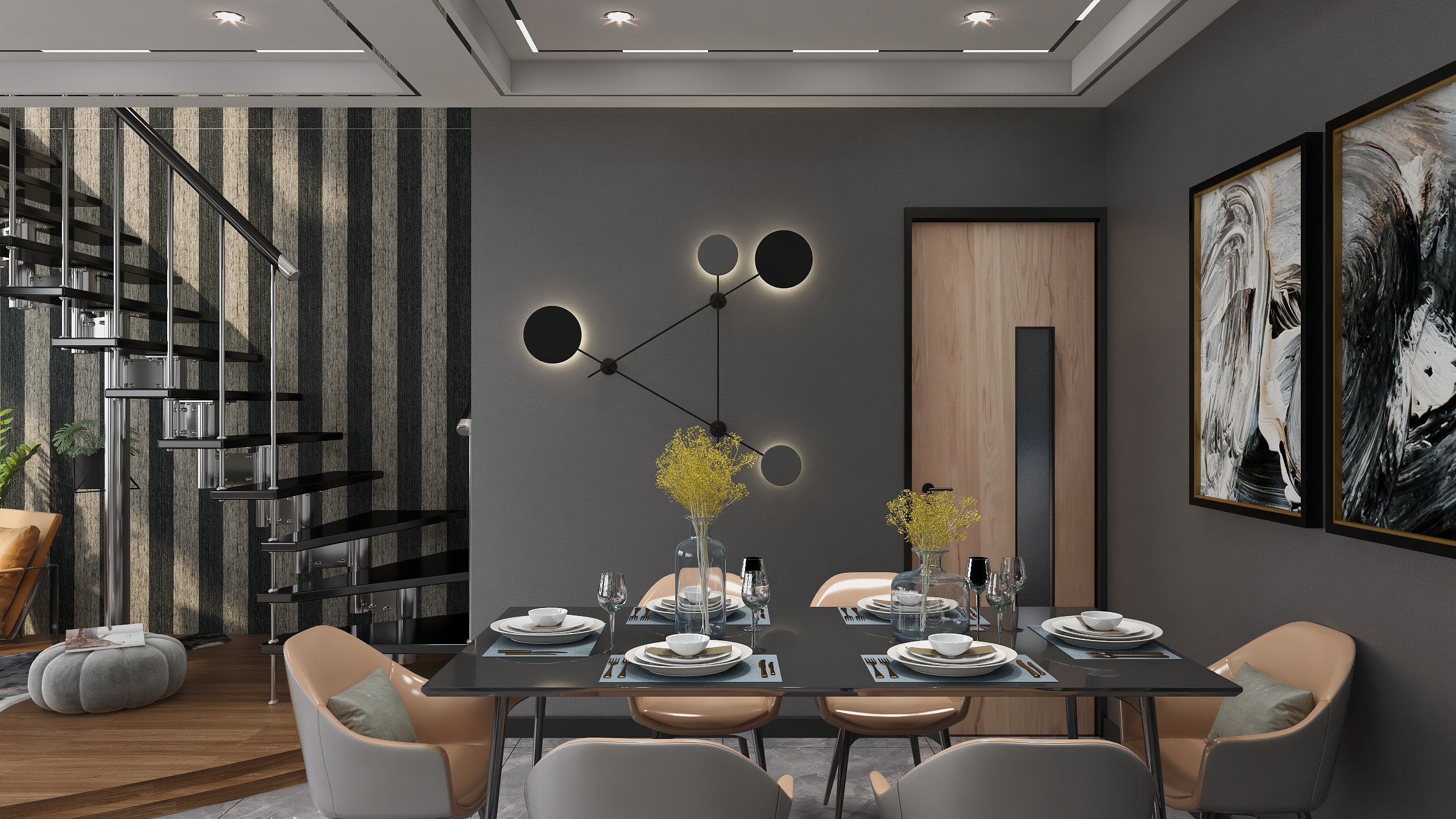 江众-《住宅》loft户型-装修设计方案