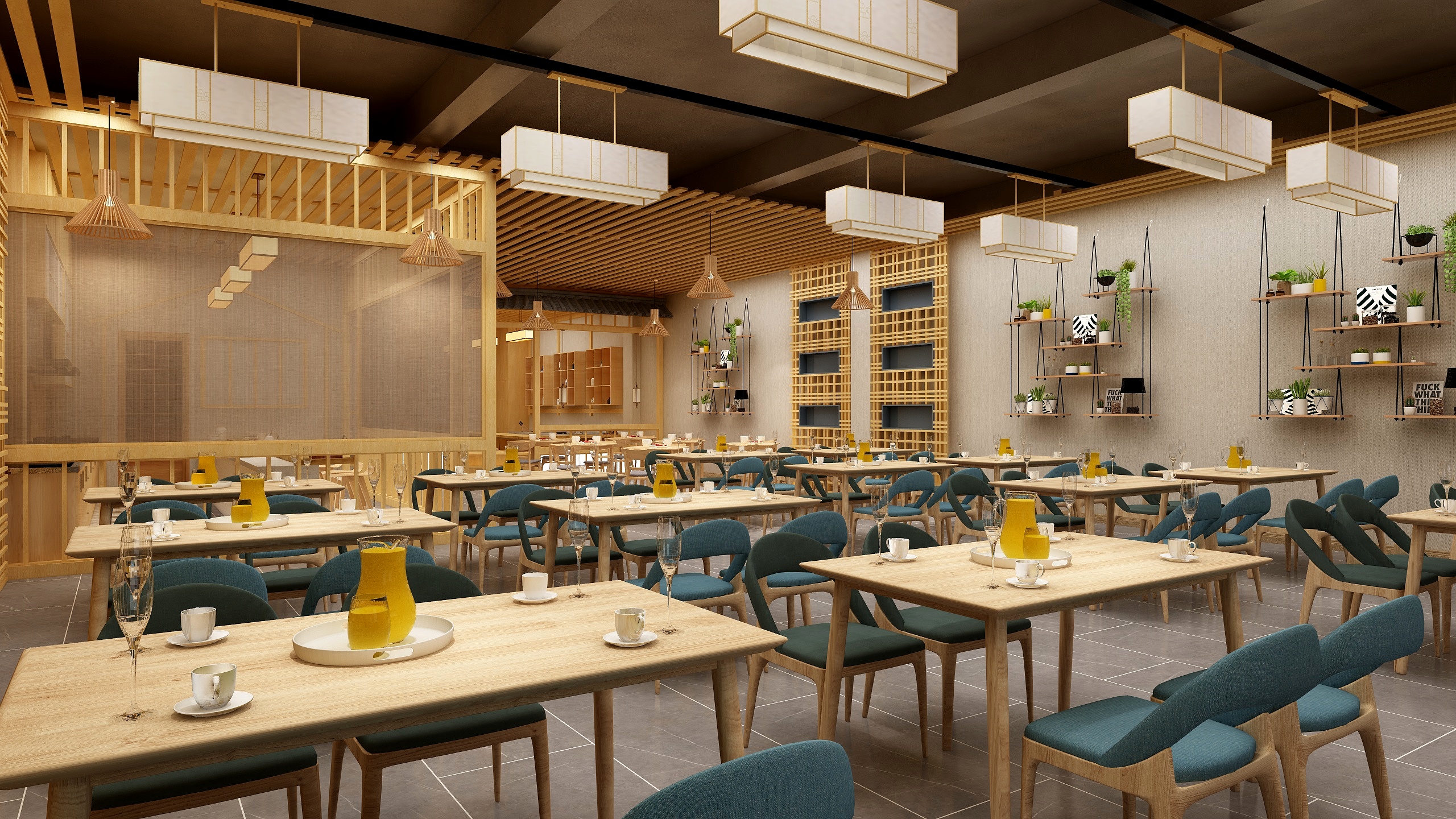 午言一境丨北城-双钻日式餐厅-装修设计方案