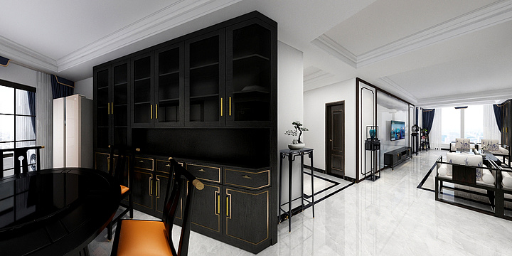 施勇祥-香溪美地4栋-新中式4室2厅150㎡-装修设计方案