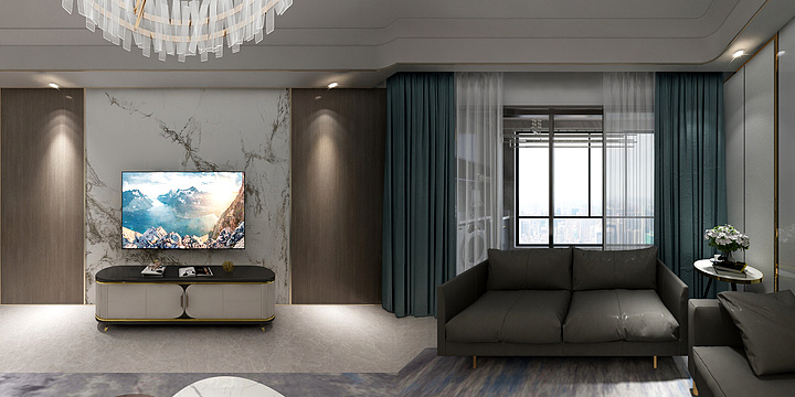 designJIN-路劲金茂府21-801装修效果图