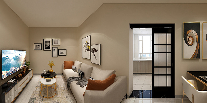 噬风vRId-湖南省气象局宿舍11#201酷家-装修设计方案