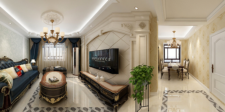 极致设计JZ-水木清华-简欧-装修设计方案